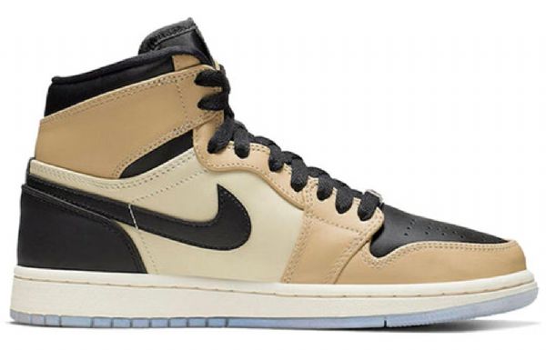 Nike Air Jordan 1 High Tops Retro Basketball Shoes Dame Brune Svarte