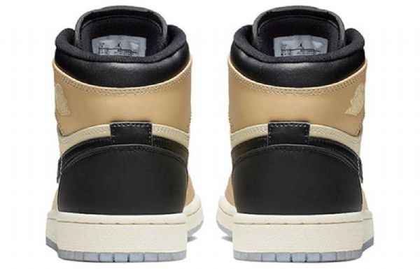 Nike Air Jordan 1 High Tops Retro Basketball Shoes Dame Brune Svarte