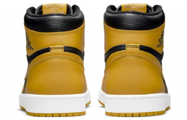 Nike Air Jordan 1 High Tops Retro Og Basketball Shoes Herre Gul Hvite