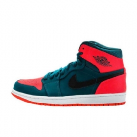 Nike Air Jordan 1 High Tops Russell Westbrook Sko Herre Rød Grønn