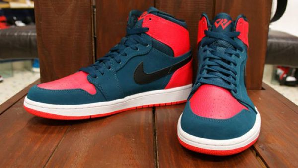 Nike Air Jordan 1 High Tops Russell Westbrook Sko Herre Rød Grønn