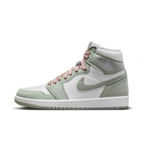Nike Air Jordan 1 High Tops Seafoam Sko Herre Oransje
