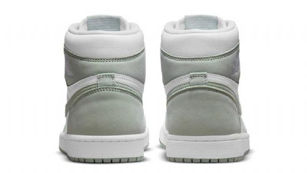 Nike Air Jordan 1 High Tops Seafoam Sko Herre Oransje