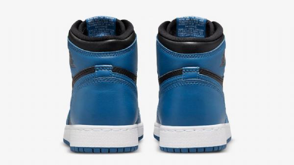Nike Air Jordan 1 High Tops Sko Dame Mørke Blå Svarte