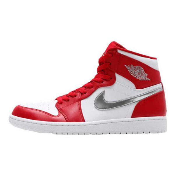 Nike Air Jordan 1 High Tops Sko Herre Rød