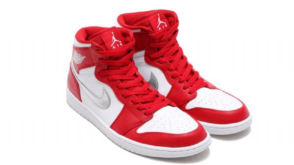 Nike Air Jordan 1 High Tops Sko Herre Rød