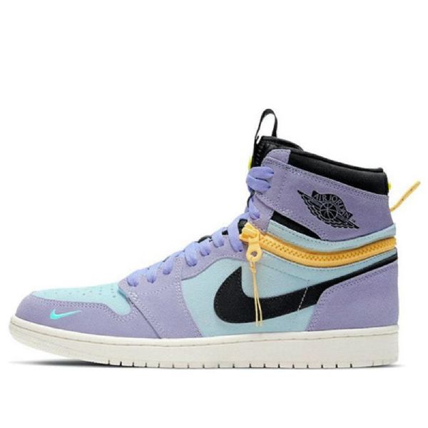 Nike Air Jordan 1 High Tops Switch Retro Basketball Shoes Herre Lilla