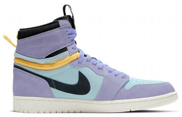 Nike Air Jordan 1 High Tops Switch Retro Basketball Shoes Herre Lilla