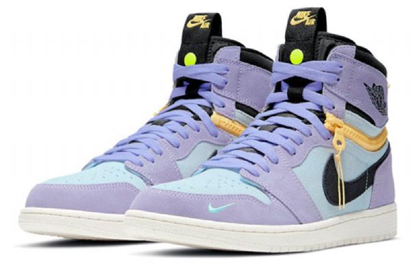 Nike Air Jordan 1 High Tops Switch Retro Basketball Shoes Herre Lilla