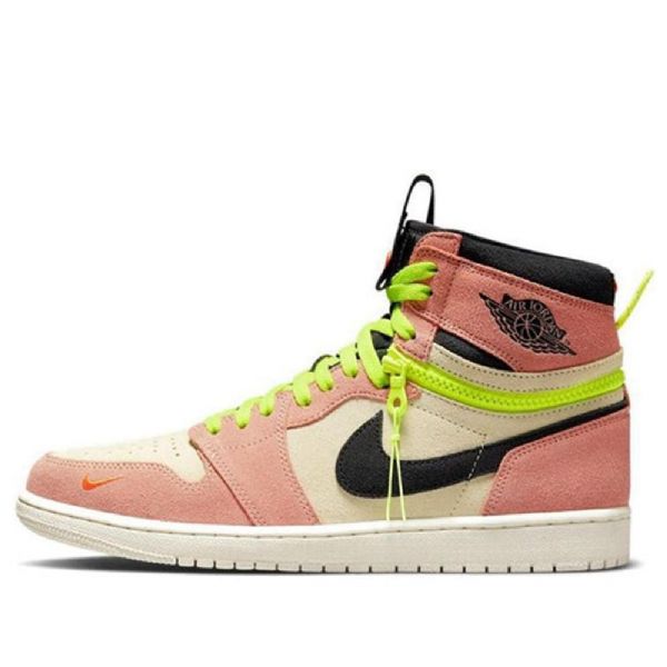 Nike Air Jordan 1 High Tops Switch Retro Basketball Shoes Herre Rosa