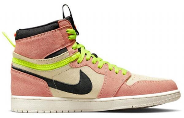 Nike Air Jordan 1 High Tops Switch Retro Basketball Shoes Herre Rosa