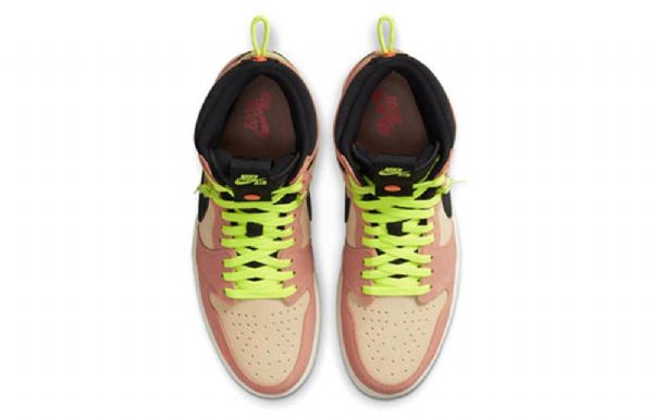 Nike Air Jordan 1 High Tops Switch Retro Basketball Shoes Herre Rosa