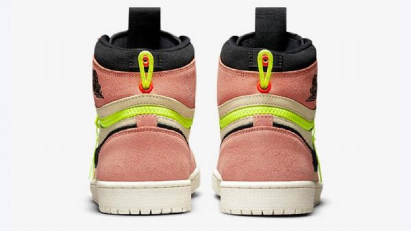 Nike Air Jordan 1 High Tops Switch Volt Sko Herre Rosa