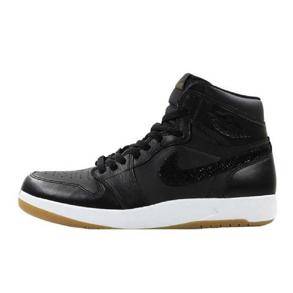 Nike Air Jordan 1 High Tops The Return Snake Sko Herre Svarte