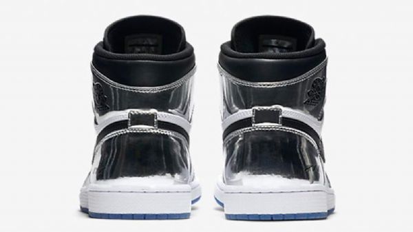 Nike Air Jordan 1 High Tops Think 1 Sko Herre Sølv Hvite