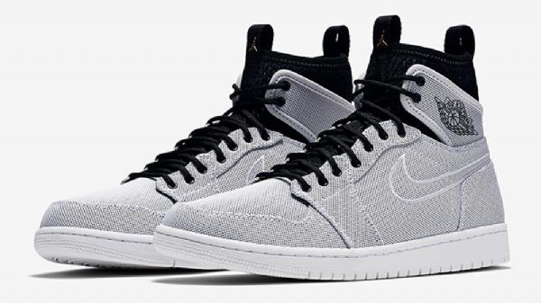 Nike Air Jordan 1 High Tops Ultra Sko Herre Hvite