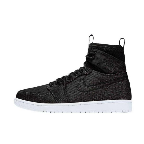 Nike Air Jordan 1 High Tops Ultra Sko Herre Svarte