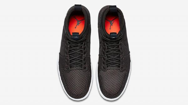 Nike Air Jordan 1 High Tops Ultra Sko Herre Svarte