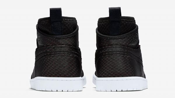 Nike Air Jordan 1 High Tops Ultra Sko Herre Svarte