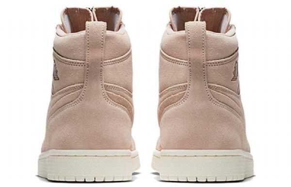 Nike Air Jordan 1 High Tops Zip Retro Basketball Shoes Dame Beige
