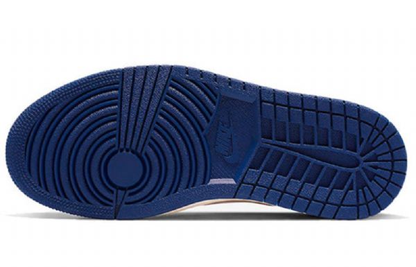 Nike Air Jordan 1 High Tops Zip Retro Basketball Shoes Dame Blå