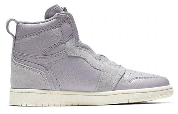 Nike Air Jordan 1 High Tops Zip Retro Basketball Shoes Dame Lilla