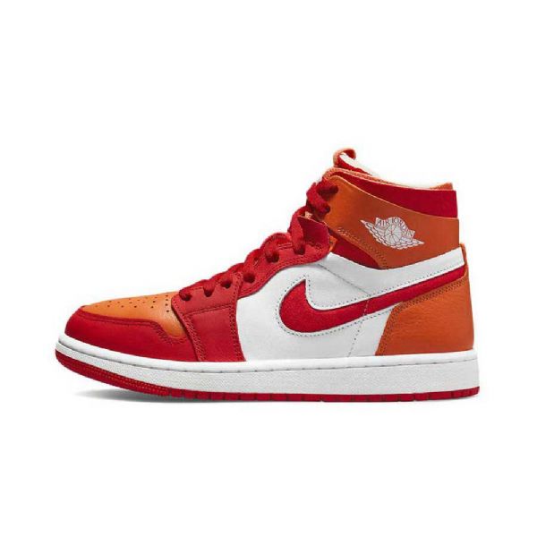 Nike Air Jordan 1 High Tops Zoom cmft Fire Curry Sko Dame Oransje Rød