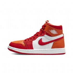 Nike Air Jordan 1 High Tops Zoom cmft Fire Curry Sko Dame Oransje Rød