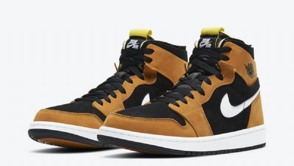 Nike Air Jordan 1 High Tops Zoom cmft Monarch Sko Dame Svarte Brune
