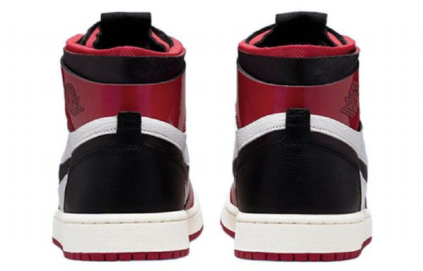 Nike Air Jordan 1 High Tops Zoom Komfort Chicago Bulls Retro Basketball Shoes Herre Rød Svarte