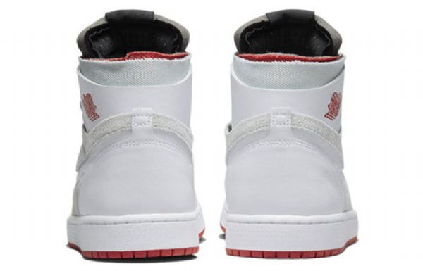 Nike Air Jordan 1 High Tops Zoom Komfort Hare Retro Basketball Shoes Herre Grå