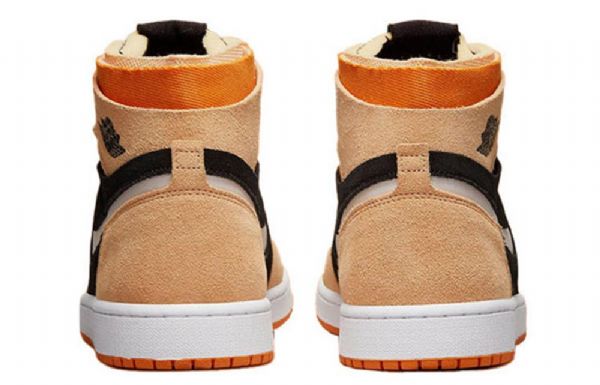 Nike Air Jordan 1 High Tops Zoom Komfort Pumpkin Spice Retro Basketball Shoes Herre Brune