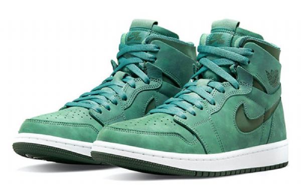 Nike Air Jordan Air 1 High Tops Zoom Komfort Retro Basketball Shoes Dame Grønn