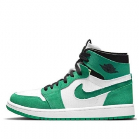Nike Air Jordan 1 High Tops Zoom Komfort Retro Basketball Shoes Dame Grønn