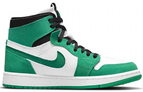 Nike Air Jordan 1 High Tops Zoom Komfort Retro Basketball Shoes Dame Grønn