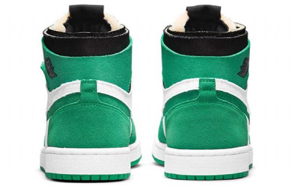 Nike Air Jordan 1 High Tops Zoom Komfort Retro Basketball Shoes Dame Grønn