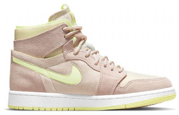 Nike Air Jordan 1 High Tops Zoom Komfort Retro Basketball Shoes Dame Khaki Grønn