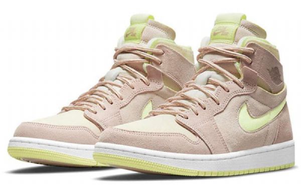 Nike Air Jordan 1 High Tops Zoom Komfort Retro Basketball Shoes Dame Khaki Grønn