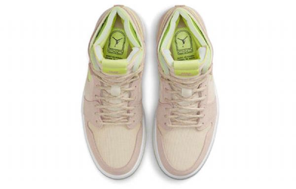 Nike Air Jordan 1 High Tops Zoom Komfort Retro Basketball Shoes Dame Khaki Grønn