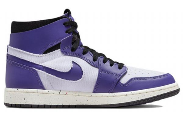Nike Air Jordan 1 High Tops Zoom Komfort Retro Basketball Shoes Herre Lilla