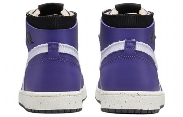 Nike Air Jordan 1 High Tops Zoom Komfort Retro Basketball Shoes Herre Lilla