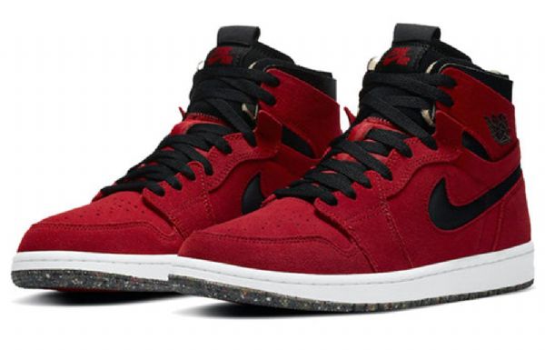 Nike Air Jordan 1 High Tops Zoom Komfort Retro Basketball Shoes Herre Rød