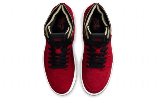 Nike Air Jordan 1 High Tops Zoom Komfort Retro Basketball Shoes Herre Rød