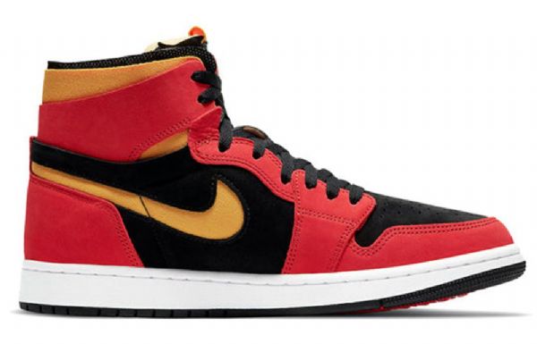Nike Air Jordan 1 High Tops Zoom Komfort Retro Basketball Shoes Herre Rød