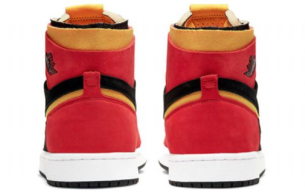 Nike Air Jordan 1 High Tops Zoom Komfort Retro Basketball Shoes Herre Rød