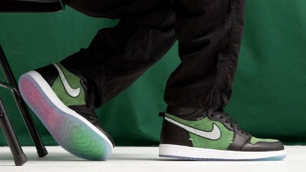 Nike Air Jordan 1 High Tops Zoom Rage Sko Herre Grønn