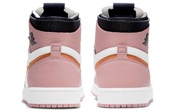 Nike Air Jordan 1 High Tops Zoom Retro Basketball Shoes Dame Rosa