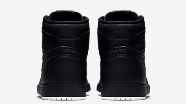 Nike Air Jordan 1 High Topsout Sko Herre Svarte