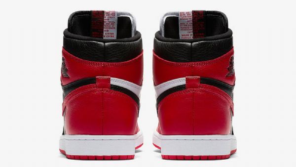 Nike Air Jordan 1 Homage To Home Sko Herre Svarte Rød