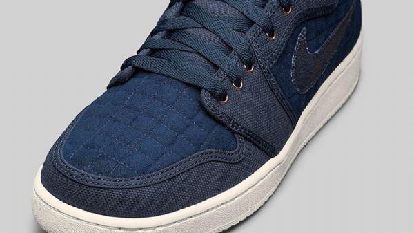 Nike Air Jordan 1 Ko High Tops Og Obsidian Sko Herre Marineblå